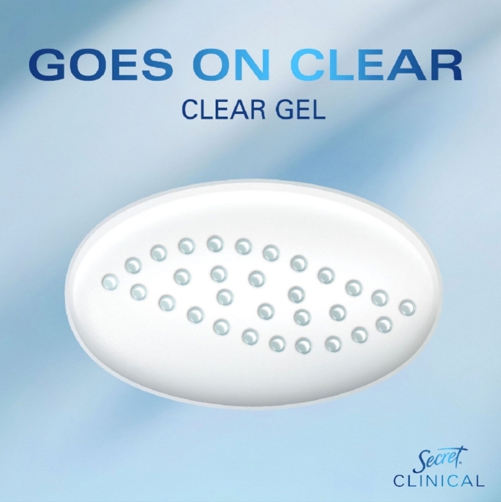 🐢2/$15 Secret Clinical Strength Clear Gel Deodorant Stick Completely Clean - Picture 12 of 16